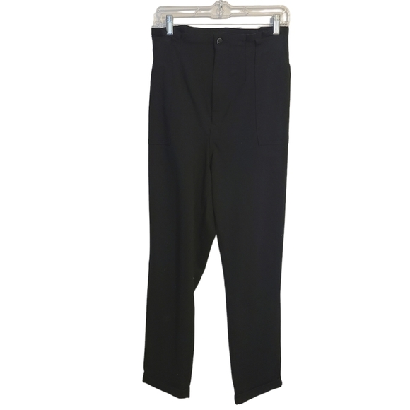 SO | Women's Black High Waist Belted Skinny Pull-on Pants (Size 20) - Picture 1 of 12